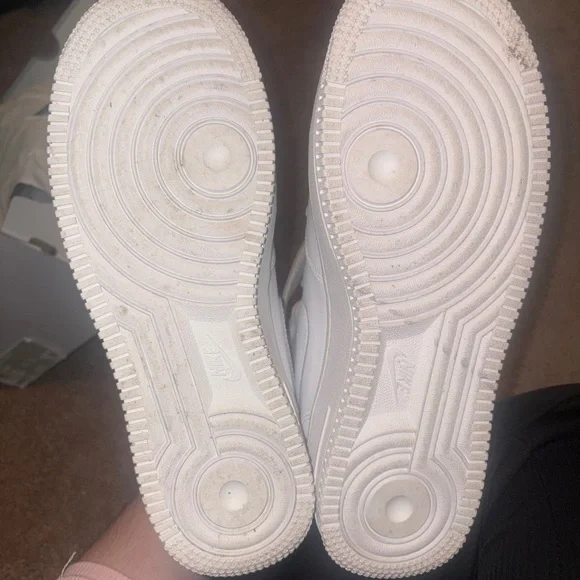 Nike Kids White High-Top Sneakers - Picture 4 of 6